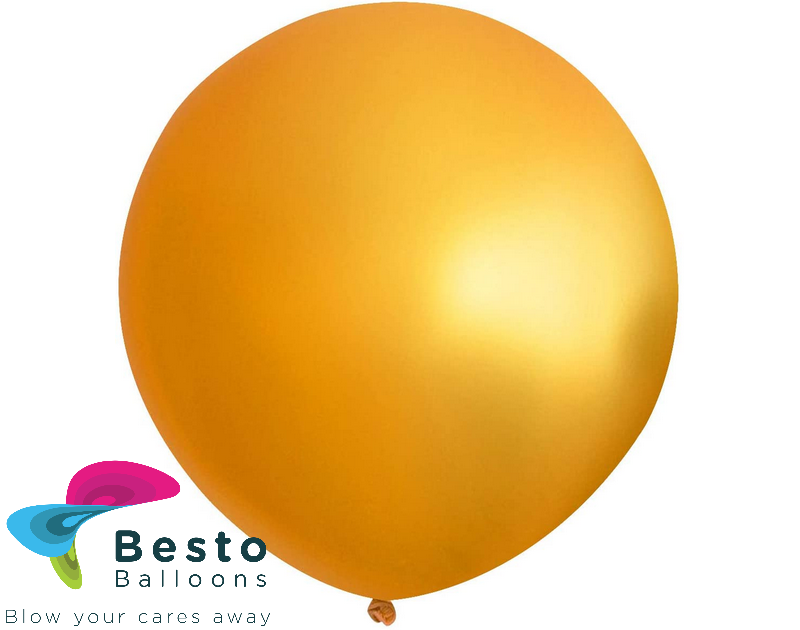 Golden Latex Balloon 18 inch