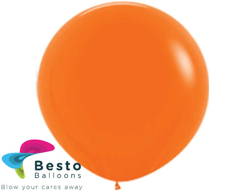 Orange Latex Balloon 18 inch