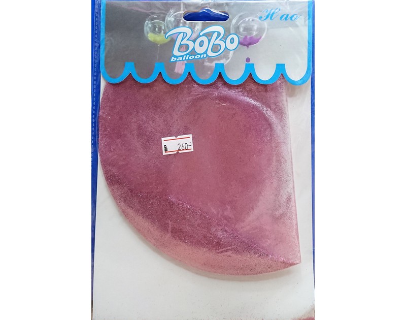 Glitter Bobo Balloons Transparent