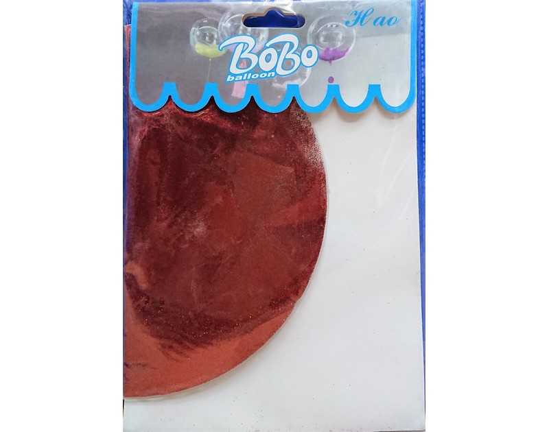 Glitter Bobo Balloons Transparent
