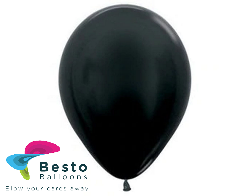 Black Latex Balloon 9 inch