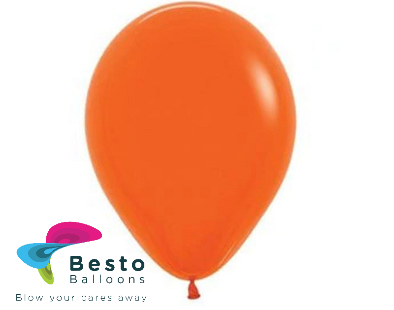 Orange Latex Balloon 9 inch