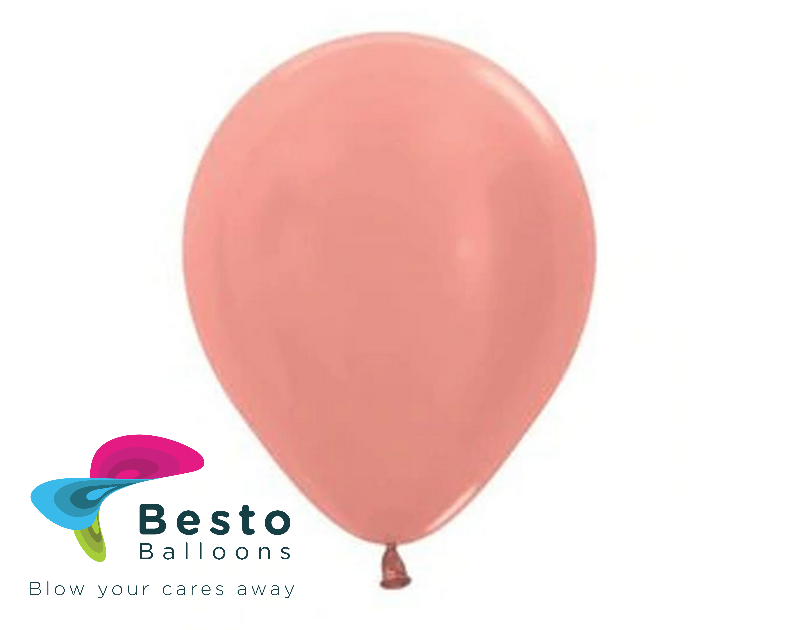 Rose Gold Latex Balloon 9 inch