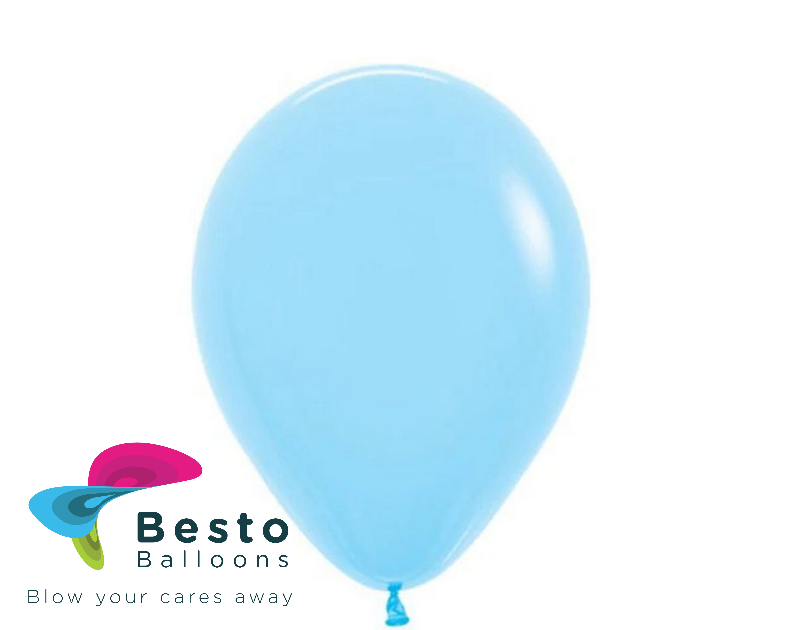 Light Blue latex balloon 9 inch
