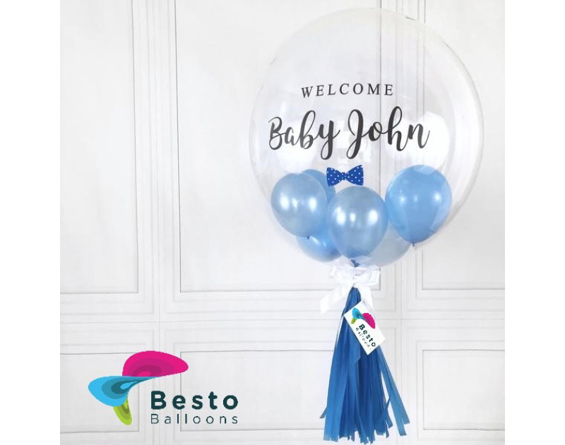 Baby Boy Bubble Balloon