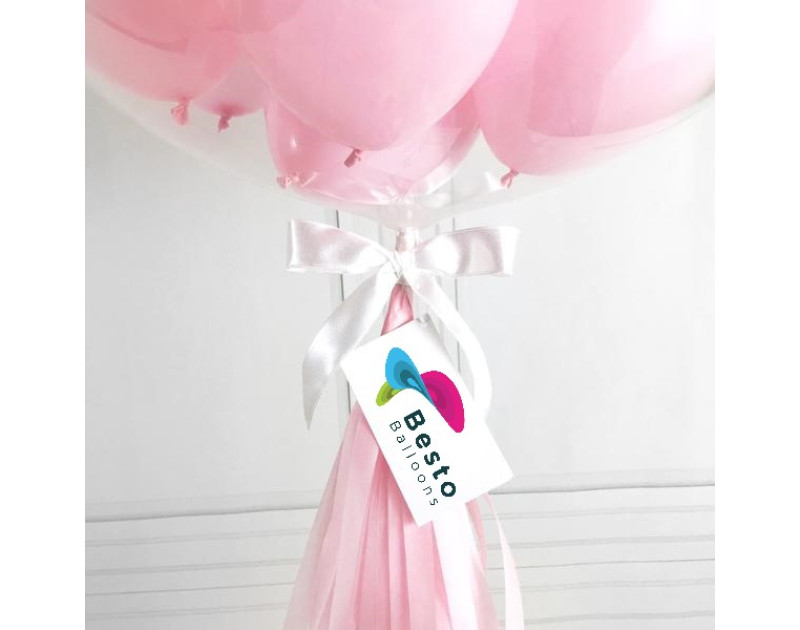 Pink Graduation Bubble Balloon