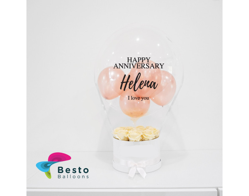 Peach Rose  Hot Air Balloon