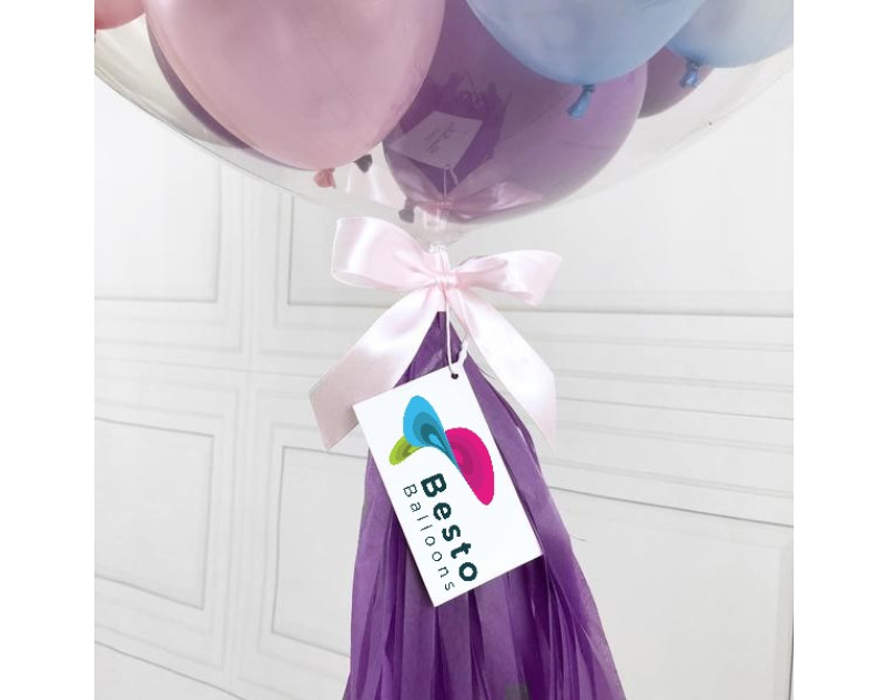 Purple Pearl Bubble Balloon