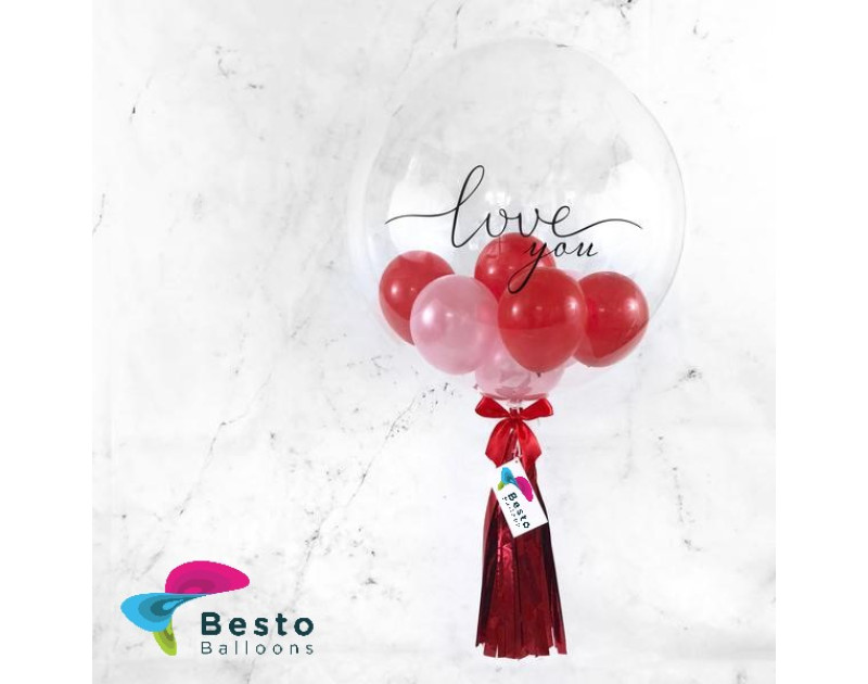 Love You Bubble Balloon
