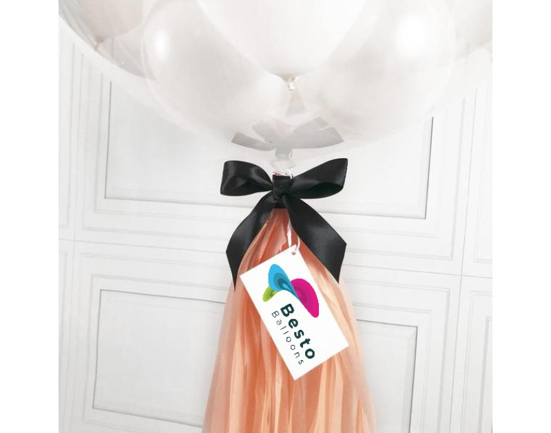 White Mini Bubble Balloon