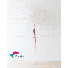 White Confetti Giant Balloon
