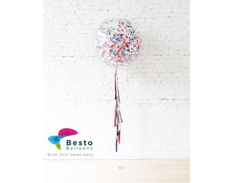 Multicolor Palette Confetti Giant Balloon 