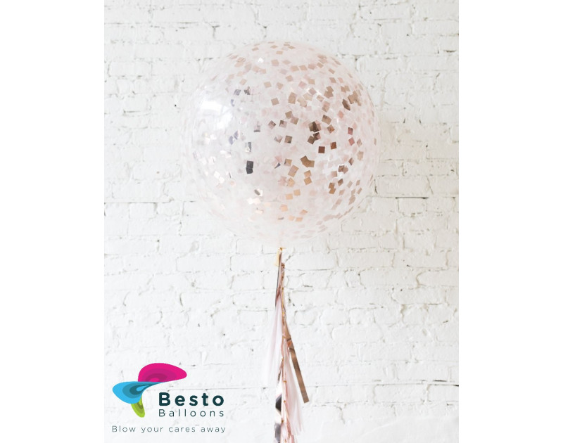 Modern Mauve - Confetti Giant Balloon 