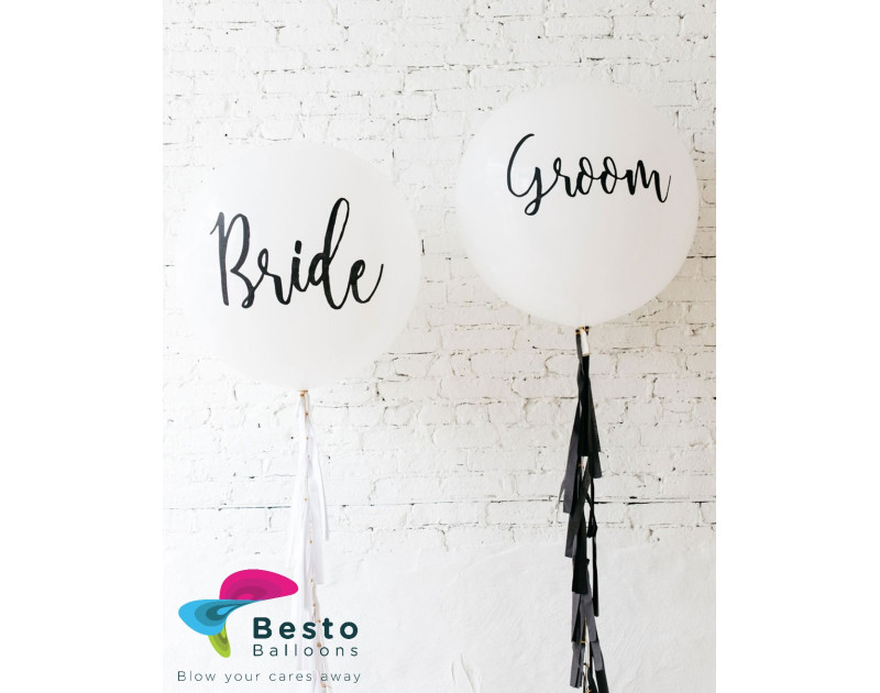 Bride & Groom Giant Balloon