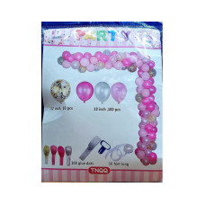 Pink And Golden Confetti DIY Balloon Garland Kit