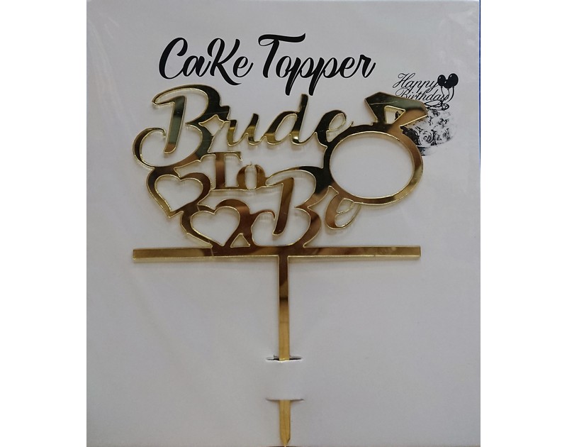 Bride To Be Cake Topper