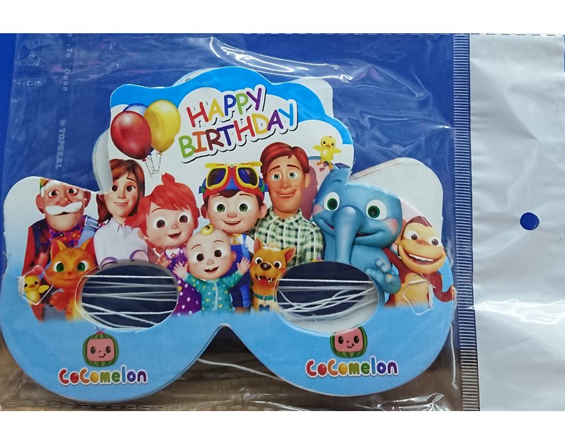 Cocomelon Theme Birthday Party Eye Mask