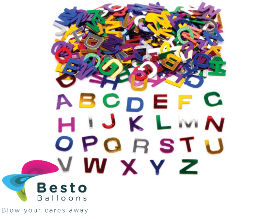 Confetti Multicolor Alphabets