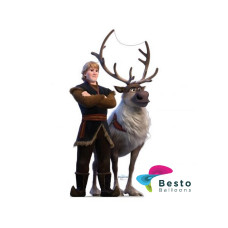 Frozen Kristoff And Sven Cutout