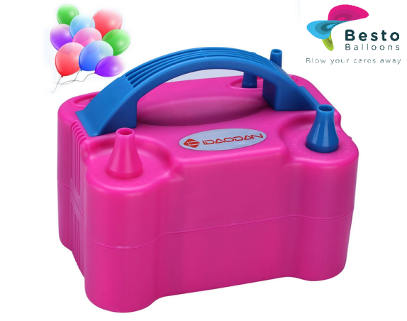Dual Nozzle Electric Balloon Inflator Pump