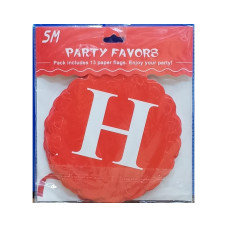 Happy Birthday Banner Red