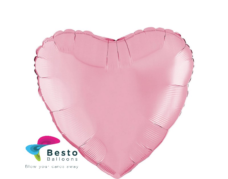 Pink Heart Shape Foil Balloon