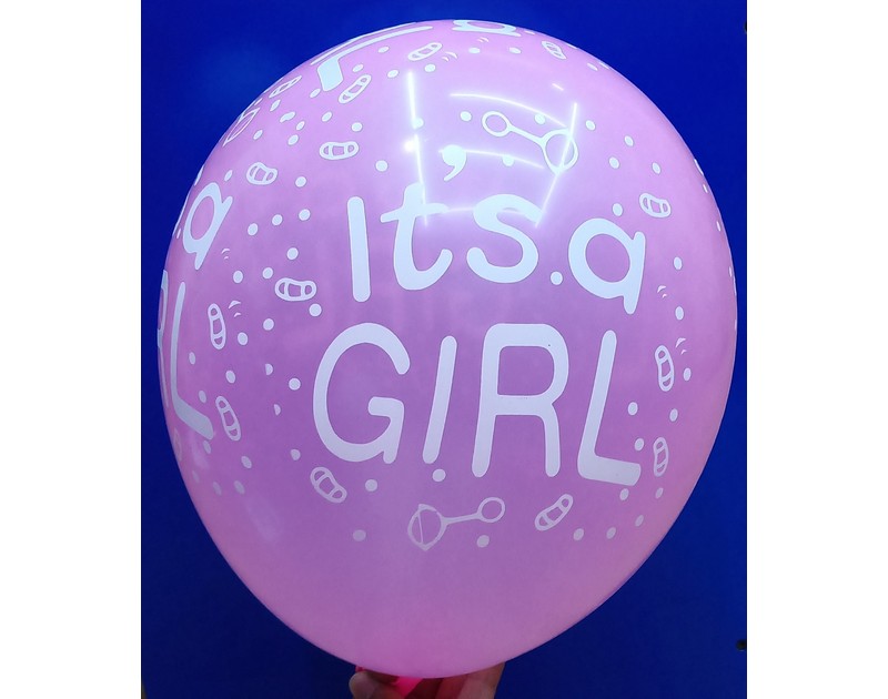 Its a Girl Latex Balloons 12inch