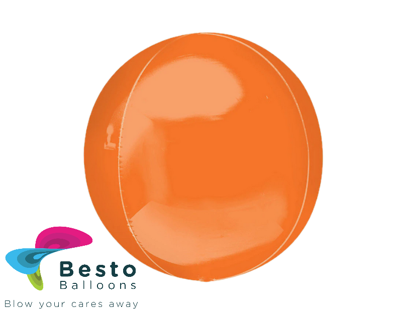 Orange Orbz Foil Balloon