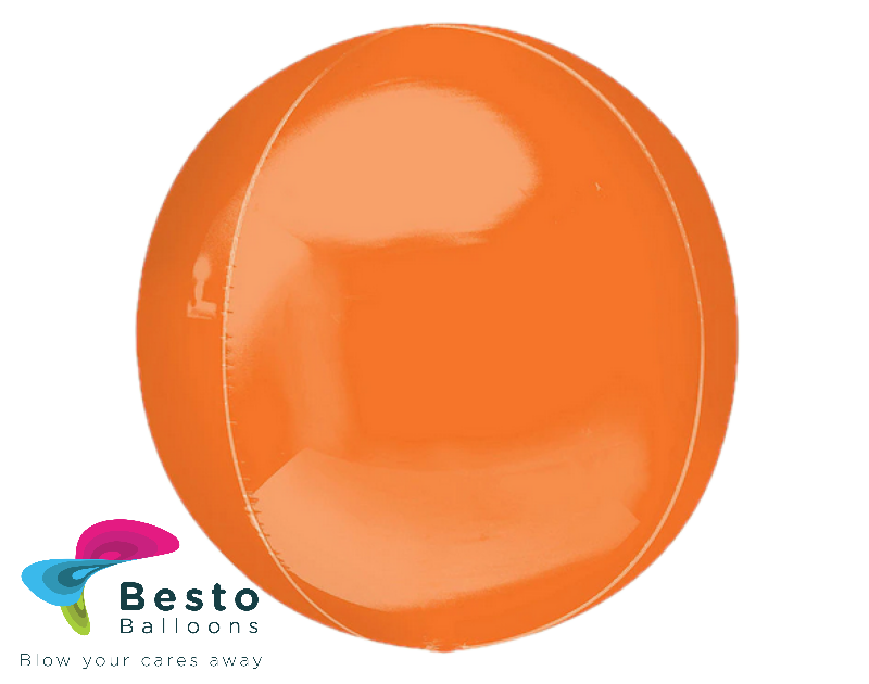 Orange Orbz Foil Balloon