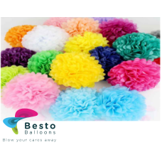 Paper Flowers 10" Pompom