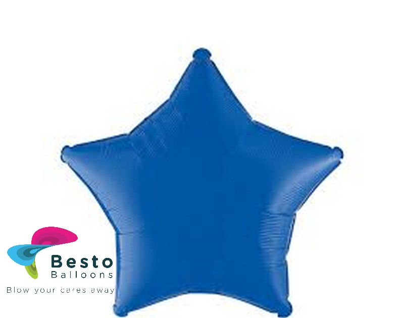 Blue Star Shape Foil Balloon