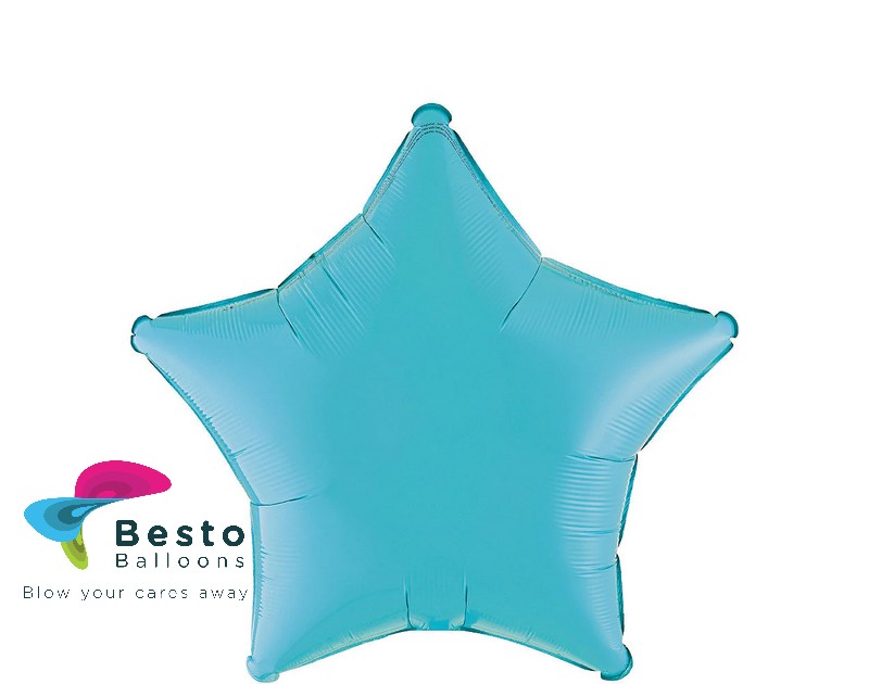 Sea Blue Star Shape Foil Balloon