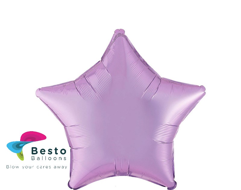 Lavender Star Shape Foil Balloon