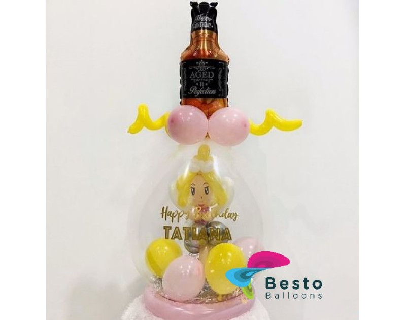Happy Birthday Stuffed Balloon 