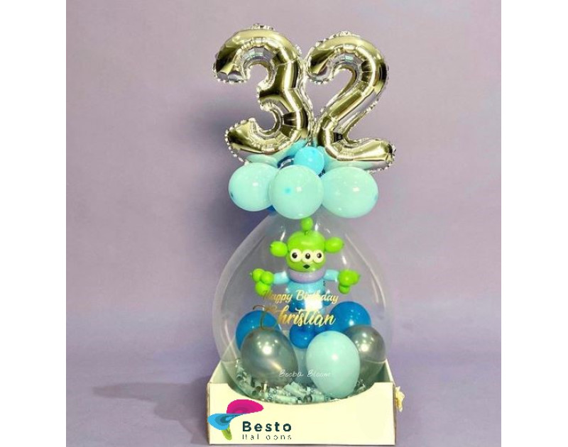 Happy Birthday Stuffed Balloon 