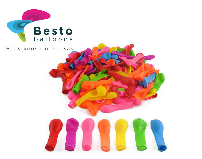 Water Balloons (500 Pcs Per Pack) Multi Color