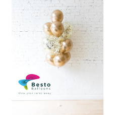 Latex Balloon Bouquet Golden