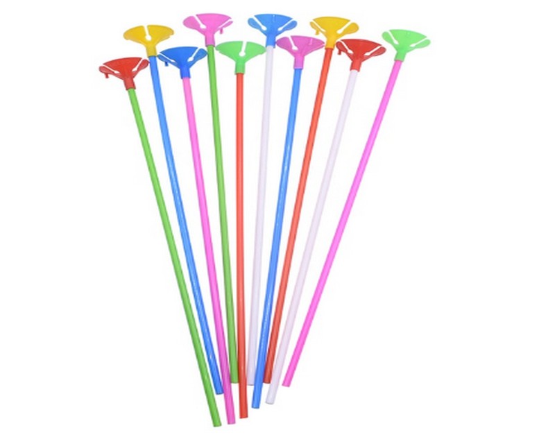 50 Pcs 30cm Latex Balloon Holder Stick