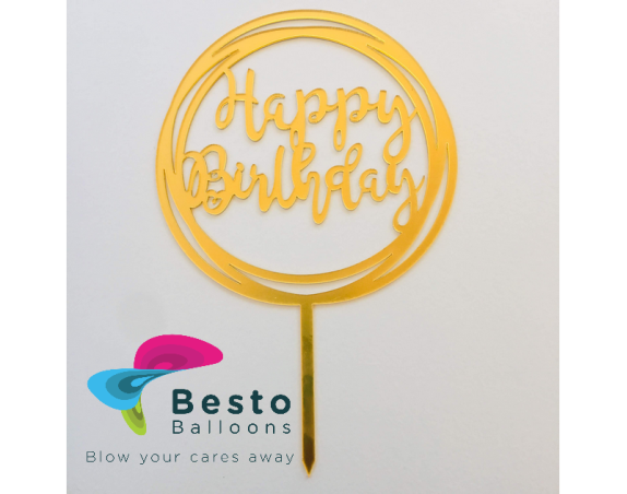Cake Topper Acrylic Happy Birthday Cake Topper Acrylic Happy Birthday