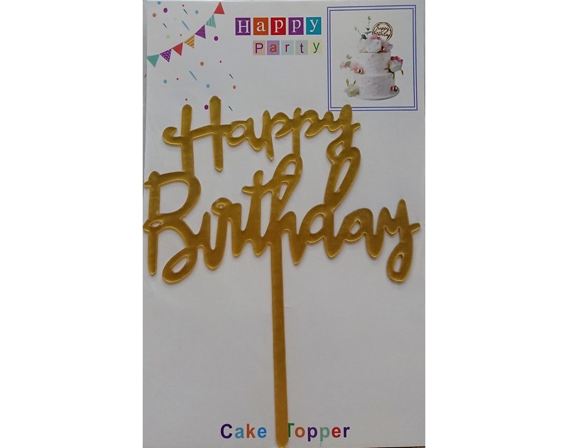 Happy Birthday Cake Toppers