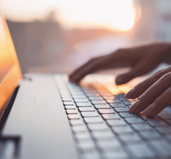 registering on website