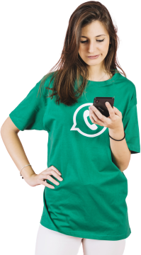 sad woman on whatsapp